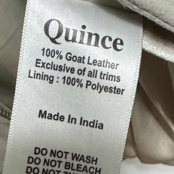 Quince Women's Gray Suede Leather Moto Jacket Small - Picture 12 of 12